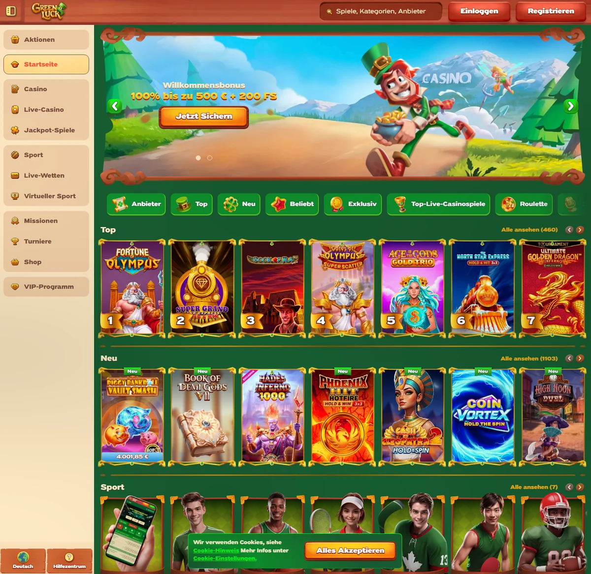 greenluck casino